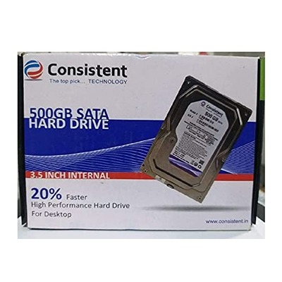 CONSISTENT 500 GB HARD DRIVE